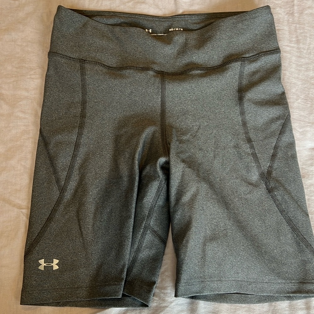 Under armour biker shorts